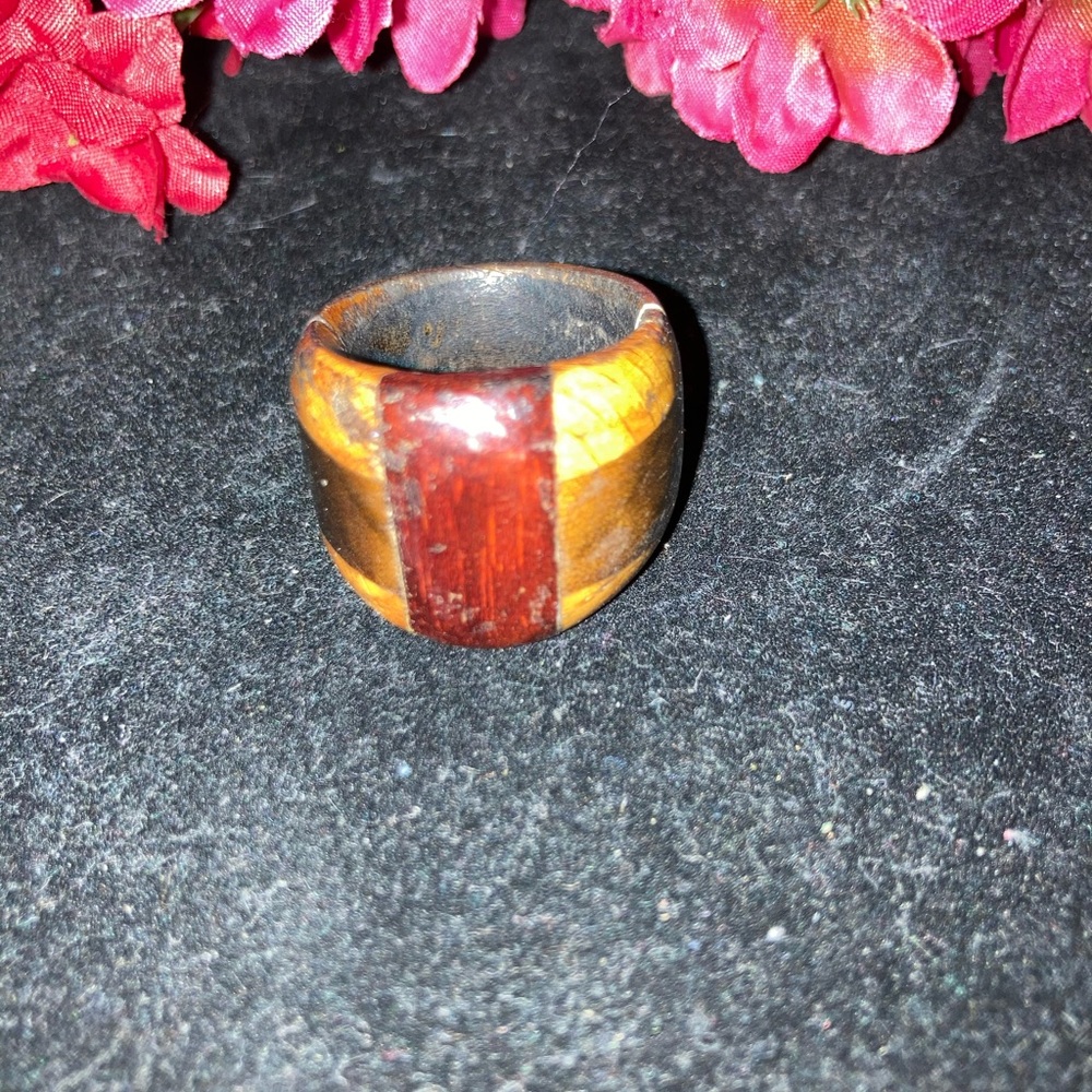 Vintage Wooden Ring